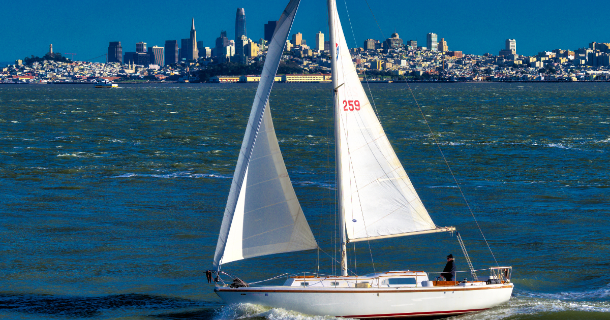 Sunset Sailing on the Bay