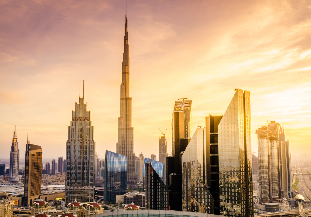 Dubai downtown skyline